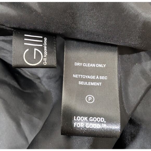 Kenneth Cole Boucle Wool Blend Hooded 3/4 Coat Burgundy Cinch Waist Size L - Picture 10 of 10